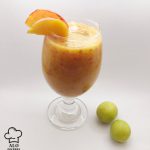 Peaches and apricots puree mocktail