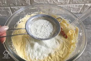 Add the flour
