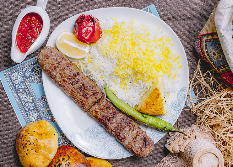 Kabab Koobideh lula kebab