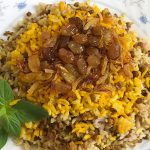 Persian Lentils Pilaf