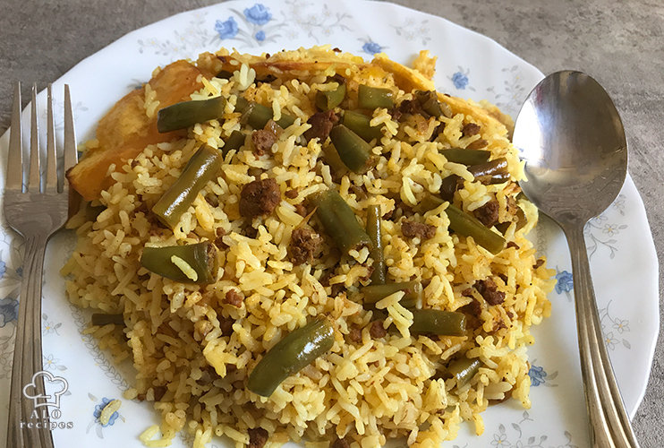 Lubia Polo Persian Green Bean Rice