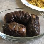 Persian Pickled stuffed eggplant